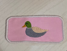Load image into Gallery viewer, Light Pink Mallard Duck Iron On Patches