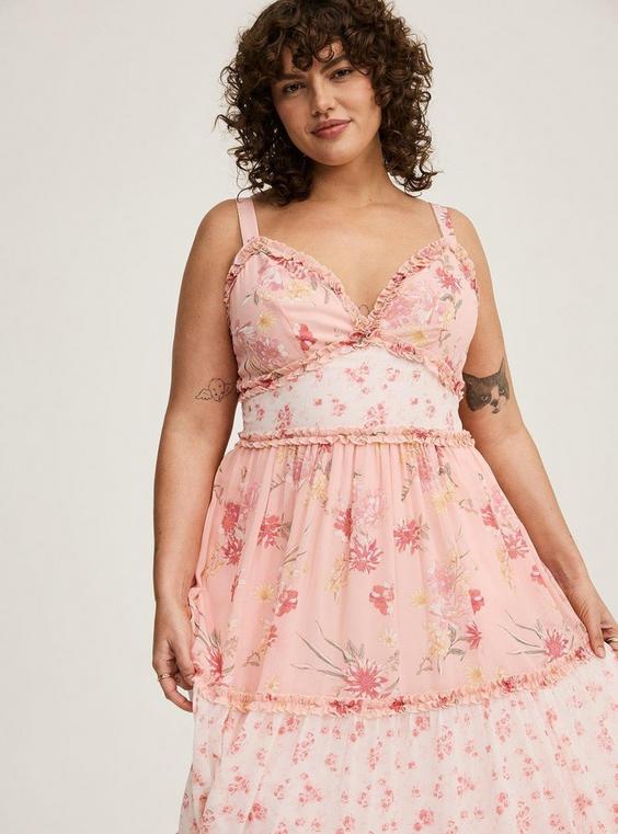 torrid floral maxi dress Plus Size - Cotton Maxi Dress