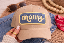Load image into Gallery viewer, Vintage Dark Wash Wrangler Denim Mama Embroidered Iron On Patch