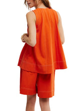 Load image into Gallery viewer, Medium Free People NWT Strada Swing Top & Shorts Set