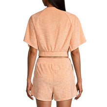 Load image into Gallery viewer, XL Flirtitude Active Peach Orange French Terry Shorts