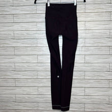 Load image into Gallery viewer, Size 2 Lululemon Plum Shadow Zoned In Tight *27" Leggings