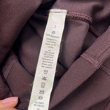 Load image into Gallery viewer, Size 2 Lululemon Plum Shadow Zoned In Tight *27" Leggings