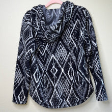 Load image into Gallery viewer, Medium Billabong Black Gray Over Head Butter Fleece Zip Up Jacket