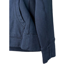 Load image into Gallery viewer, Medium Athleta Black Home Town Zip Up Hoodie Genesis Health Clubs Embroidered Logo
