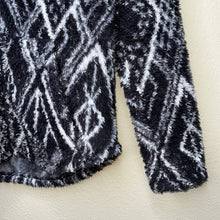 Load image into Gallery viewer, Medium Billabong Black Gray Over Head Butter Fleece Zip Up Jacket