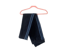Load image into Gallery viewer, Rag & Bone Dre Low-Rise Ankle Slim Boyfriend Black With Blue Stripe