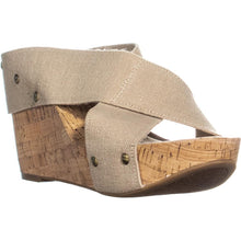 Load image into Gallery viewer, Lucky | Khaki Miller Cork Wedge