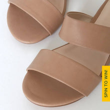 Load image into Gallery viewer, Size 6.5 Lulu’s NWOT Decker Nude Slide Sandals