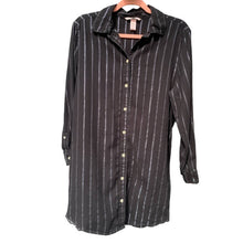 Load image into Gallery viewer, Size Medium Victoria’s Secret Black Button Down Top