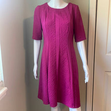 Load image into Gallery viewer, Size 10 Roz & Ali NWOT Magenta Floral Skater Dress