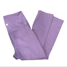 Load image into Gallery viewer, Large Yogalicious Purple Cropped Leggings