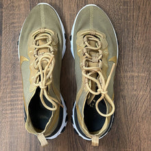 Load image into Gallery viewer, Size 6 Nike React Element 55 'Metallic Gold' Tennis Shoes