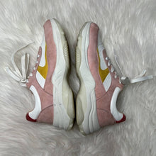 Load image into Gallery viewer, Sz 10 Unilady Pink White Yellow Color Block Platform Sneaker Tennis Shoes