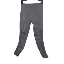 Load image into Gallery viewer, Size Small Fabletics Heather Gray Sync High-Waisted Perforated 7/8