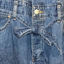 Load image into Gallery viewer, Small Levi’s Denim Button Front Tie Sleeveless Jumper