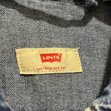 Load image into Gallery viewer, Small Levi’s Denim Button Front Tie Sleeveless Jumper
