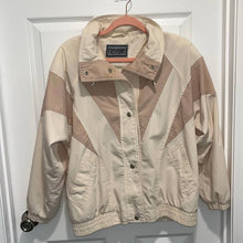 Load image into Gallery viewer, Medium Neyelle Vintage Y2K Pastel Pink & Cream Bomber Jacket