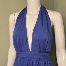 Load image into Gallery viewer, Small Lulu’s Positively Perfect Periwinkle Blue Wrap Dress