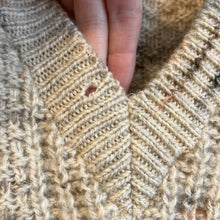 Load image into Gallery viewer, Large Pendleton Vintage Cream V-Neck Wool Sweater