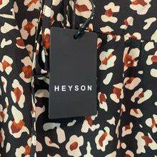 Load image into Gallery viewer, Size Large Heyson NWT Leopard Peasant Top