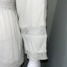 Load image into Gallery viewer, Size 10 J. Crew Point Sur Cotton Vintage White Lace Peasant Top