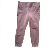 Load image into Gallery viewer, Size 1X Torrid NWOT POCKET PIXIE PANT - LUXE PONTE HEATHER GREY PURPLE
