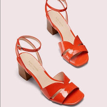 Load image into Gallery viewer, Sz 8.5 Kate Spade Orange Etta Sandals