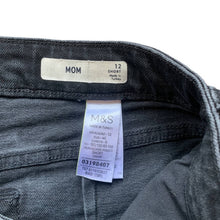 Load image into Gallery viewer, Size 12 M&S COLLECTION The Mom Jeans Black