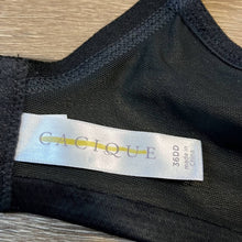 Load image into Gallery viewer, Size 36DD Cacique Max Boost Plunge Black Satin Push Up Bra