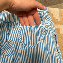 Load image into Gallery viewer, Size Small Victoria’s Secret Blue White Stripped Cotton Sleep Pants