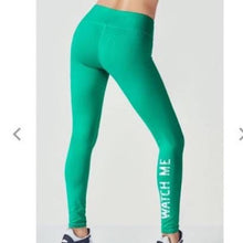Load image into Gallery viewer, Size Medium Fabletics Bright Green Watch Me Leggings
