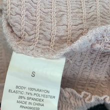 Load image into Gallery viewer, Size Small Kendall & Kylie Light Pink Off Shoulder Crop Top