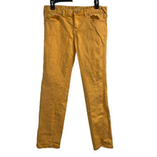 Load image into Gallery viewer, Size 29 Free People Bright Orange Cropped Slit Ankle Skinny Jeans