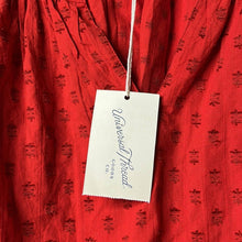 Load image into Gallery viewer, Size XXL Universal Thread NWT Bright Red V-Neck Peasant Style 3/4 Sleeve Top