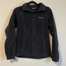 Load image into Gallery viewer, Small Columbia Black Fleece Zip Up Jacket