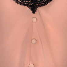 Load image into Gallery viewer, Size 3X Torrid NWOT PEACH & BLACK LACE BUTTON CAMI