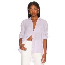 Load image into Gallery viewer, Small Rails Pastel Violet Ellis Button Up Long Sleeve Shirt