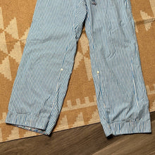 Load image into Gallery viewer, Size Small Victoria’s Secret Blue White Stripped Cotton Sleep Pants