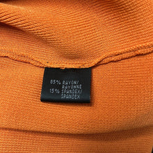 Load image into Gallery viewer, Size XL Lafayette 148 NWT Orange Stretchy V-Neck Ribbed Tank Top