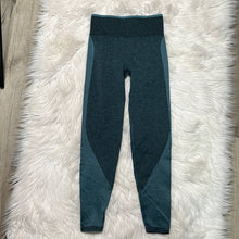 Load image into Gallery viewer, Sz XS PINk Victoria’s Secret Teal & Black High Waisted Leggings