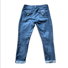 Load image into Gallery viewer, Size 27 Hudson Bacara Cropped Straight Cuffed Jeans