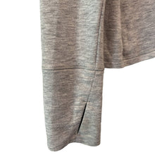 Load image into Gallery viewer, Size Medium Victoria’s Secret VSX Sport Gray Cowl Neck Spliced Long Sleeve Top