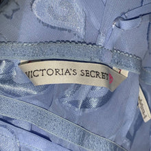 Load image into Gallery viewer, Medium Victoria’s Secret Vintage Periwinkle Blue Chemise With Hearts