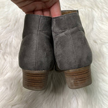 Load image into Gallery viewer, Sz 8 Charlotte Russe Gray Suede Pointy Toe Ankle Booties