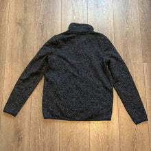 Load image into Gallery viewer, Size Medium Thread + Supply Heathered Black 3/4 zip pull over