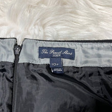 Load image into Gallery viewer, Size 10 Petite J. Crew Black Wool Mini Pencil Skirt