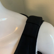 Load image into Gallery viewer, Size 6 Kate Spade NWT Black Ponte Sleeveless Peplum Top With Shoulder Bows