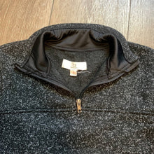 Load image into Gallery viewer, Size Medium Thread + Supply Heathered Black 3/4 zip pull over