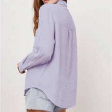 Load image into Gallery viewer, Small Rails Pastel Violet Ellis Button Up Long Sleeve Shirt